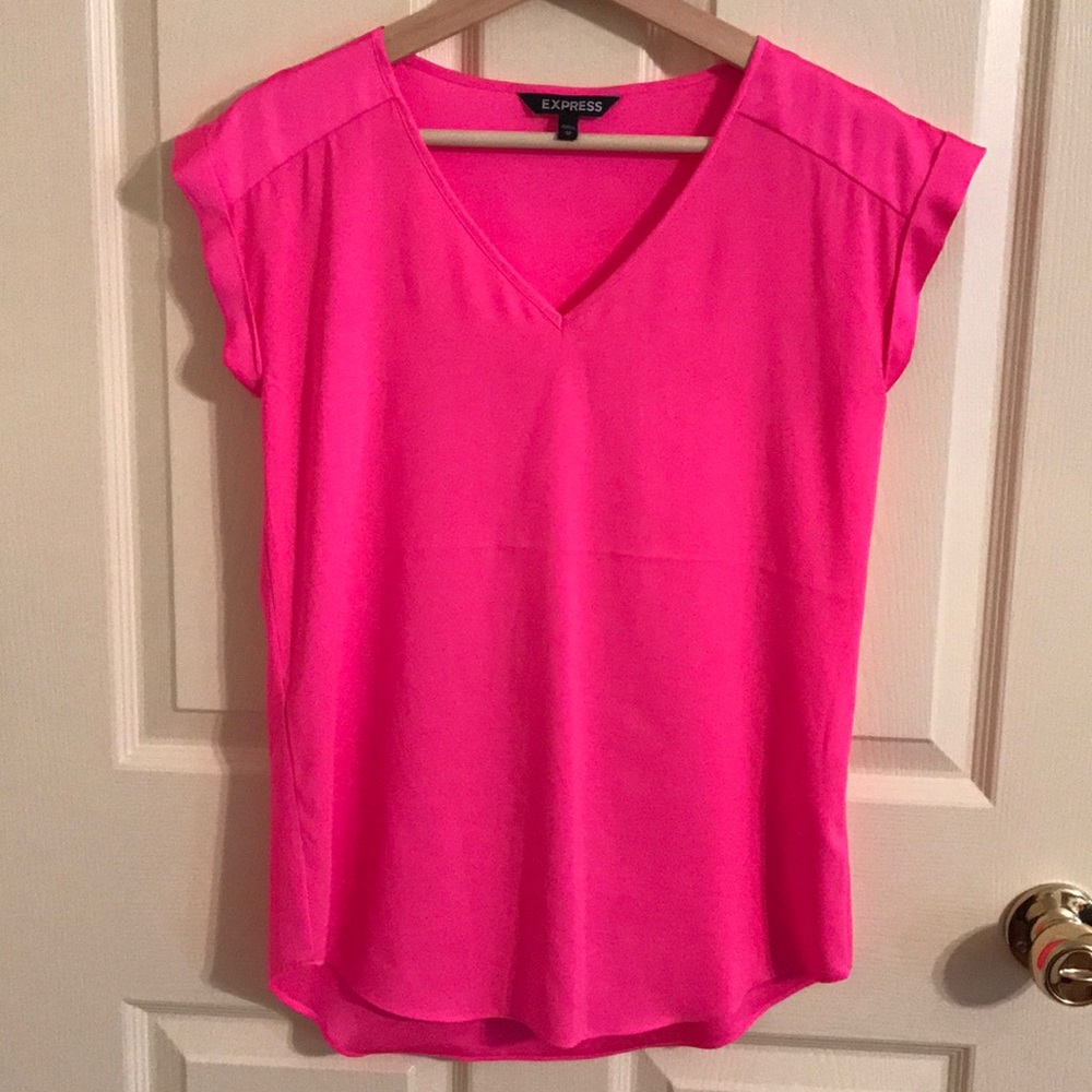 Hot pink Express top
